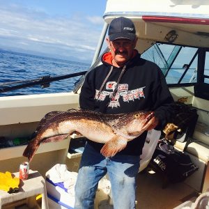 Lingcod fishing Port McNeill